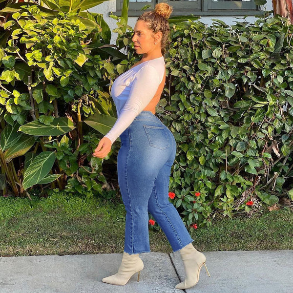 Plus Size Straight Leg Jeans