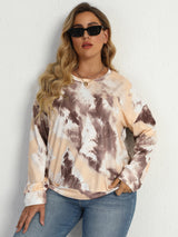 Plus Size Tie Dye Top