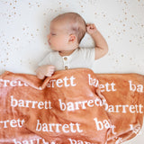 High Quality Super Soft Personalized Name Blanket