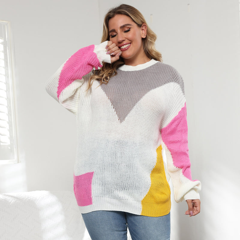 Plus Size Drop Shoulder Sweater