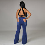 High Waist Flare Leg Jeans