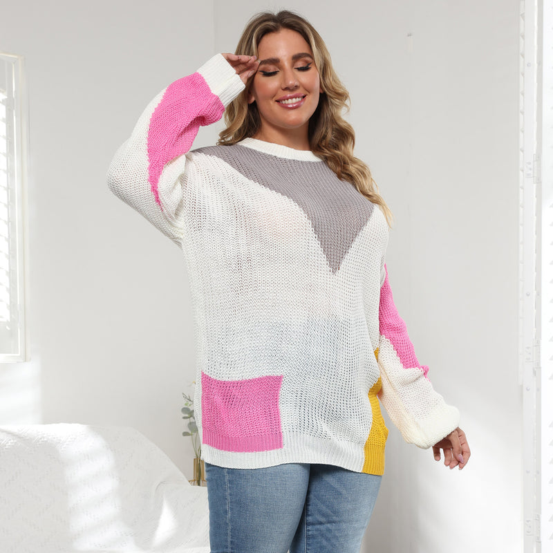 Plus Size Drop Shoulder Sweater