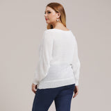 Plus Size Drop Shoulder Sweater