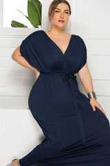 Plus Size Knot Front Dress