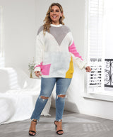 Plus Size Drop Shoulder Sweater