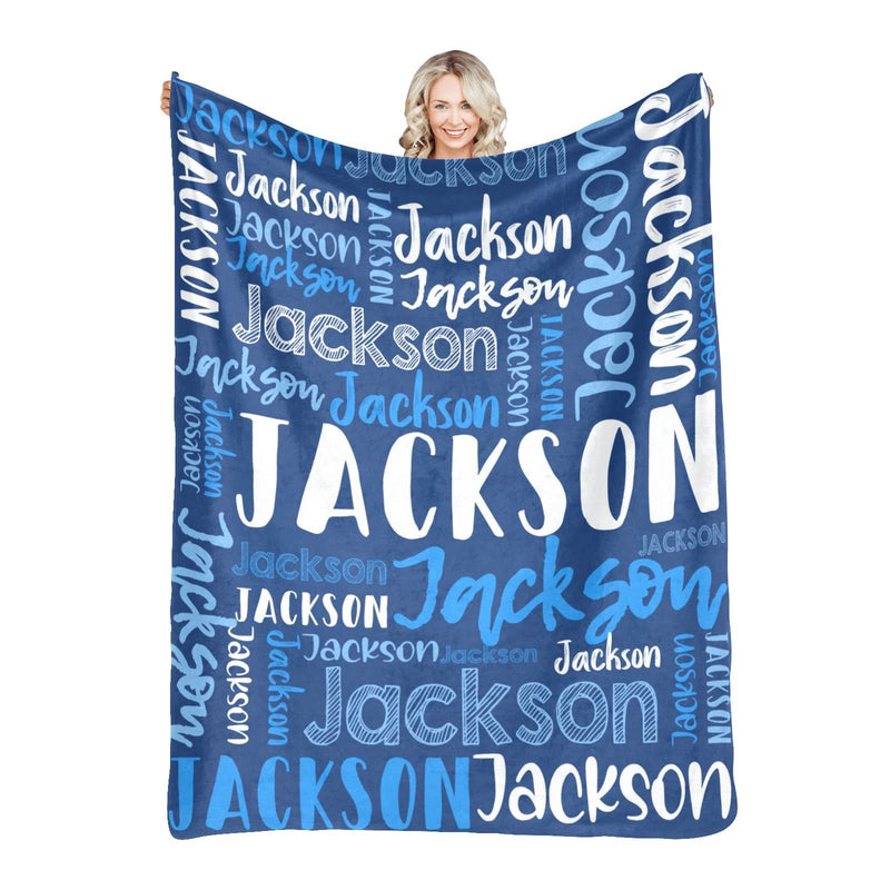 High Quality Super Soft Personalized Name Blanket