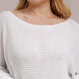 Plus Size Drop Shoulder Sweater