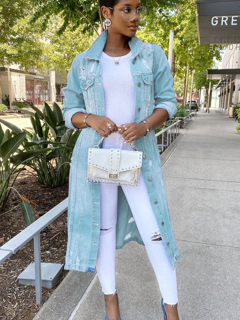 Ripped Denim Jacket