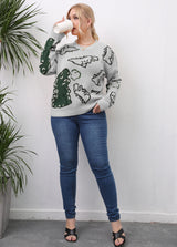 Plus Size Drop Shoulder Sweater