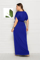 Plus Size Knot Front Dress