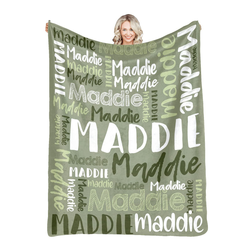 High Quality Super Soft Personalized Name Blanket