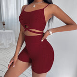 Wide Waistband Sports Two Piece Set