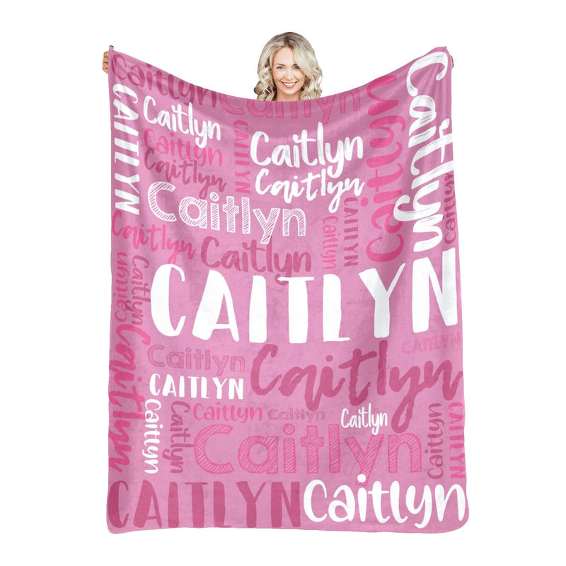 High Quality Super Soft Personalized Name Blanket