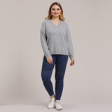 Plus Size V Neck Sweater