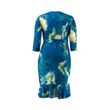 Plus Size Tie Dye Midi Dress