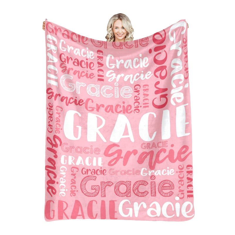 High Quality Super Soft Personalized Name Blanket