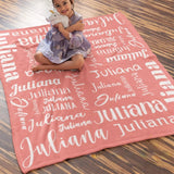 High Quality Super Soft Personalized Name Blanket for All Ages