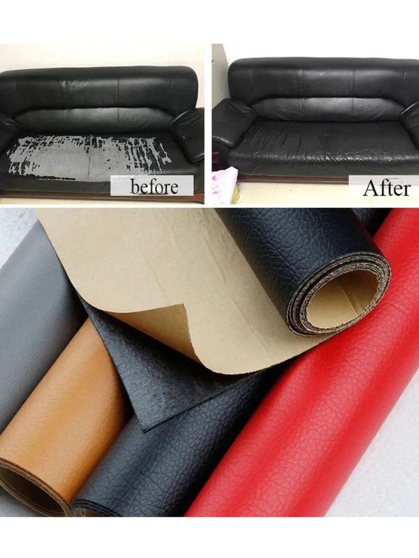 Self Adhesive Leather Fix Repair Patch Stick-on Sofa Repairing Subsidies Leather PU Fabric Stickers Patches Scrapbook couch covers